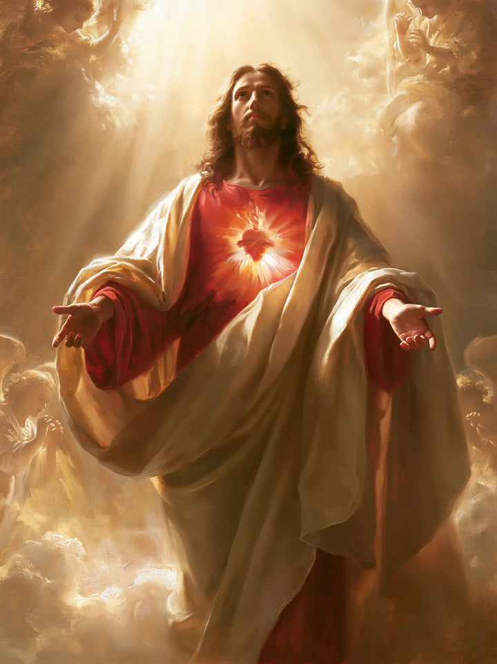 The Sacred Heart of Jesus — Grace Beneath the Morning Beam