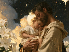 Saint Joseph with the Child Jesus – Symbolist · Landscape no. 9