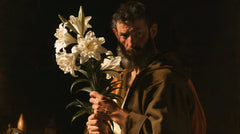 Saint Joseph – Caravaggio Tenebrism · Landscape no. 7