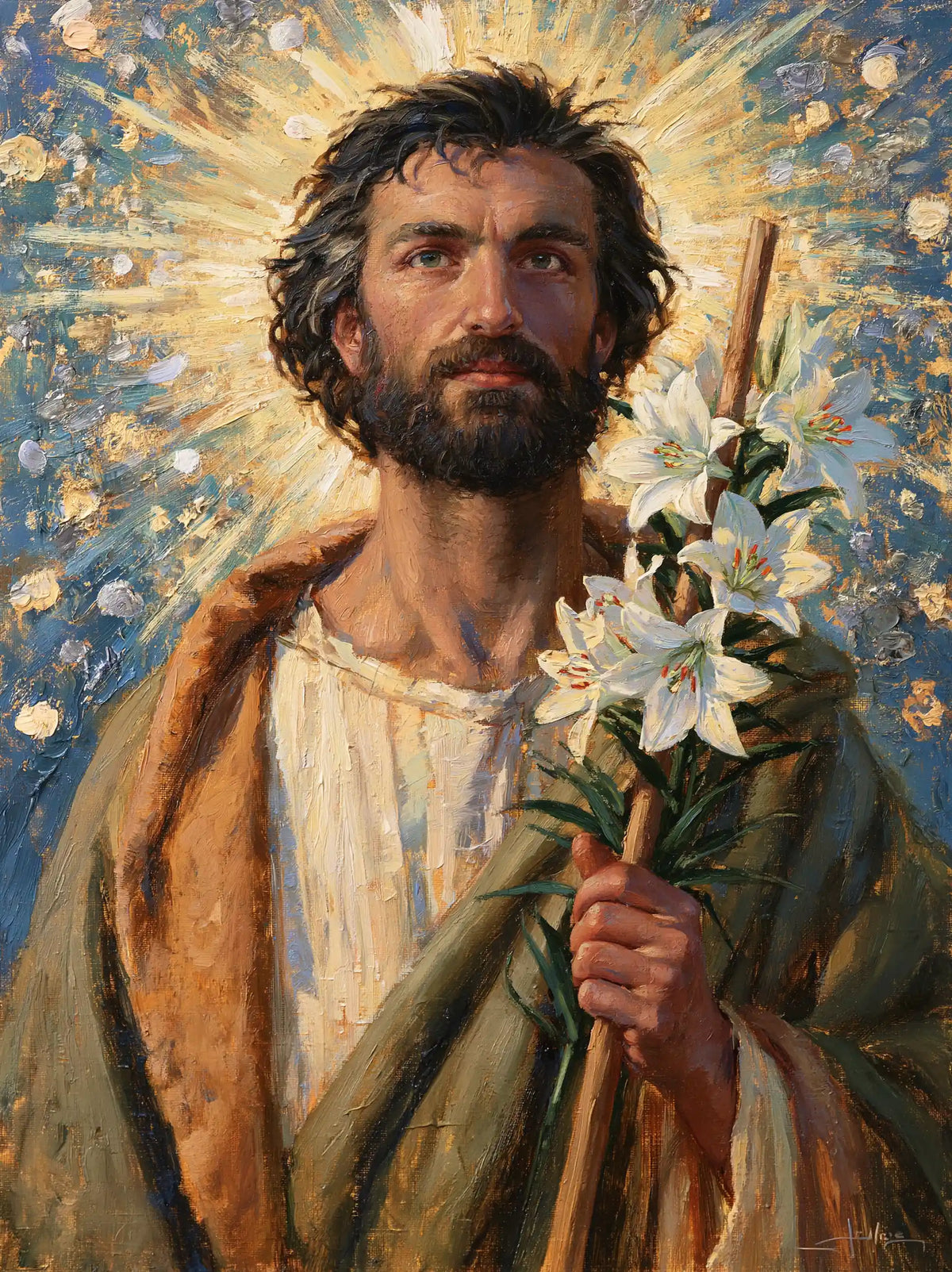 Saint Joseph – Impressionist · Portrait no. 8