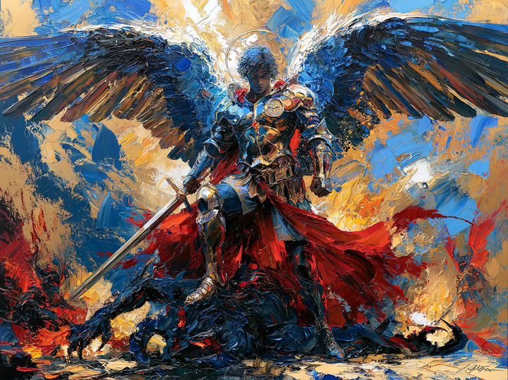 Saint Michael the Archangel – Expressionist · Landscape no. 7
