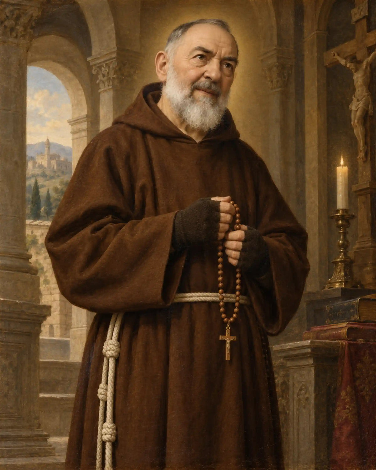 Padre Pio – Florentine Renaissance · Portrait no. 1