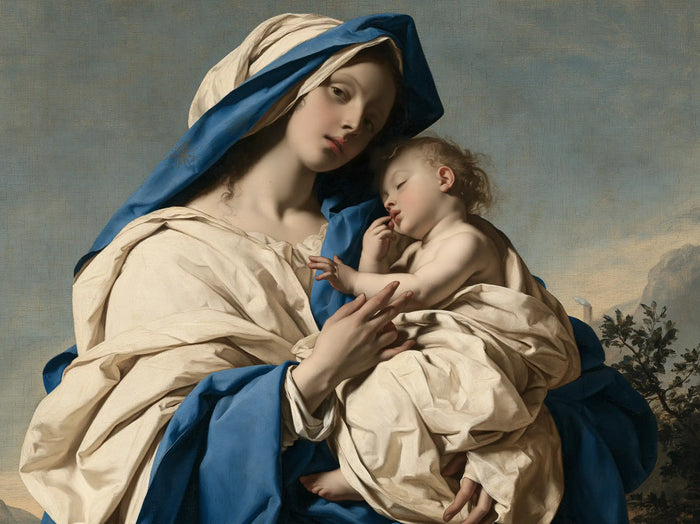 The Virgin and Child — The Breath of a Blue-Grey Sky