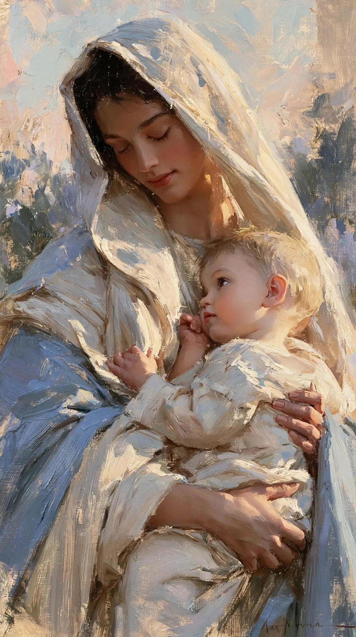 The Virgin and Child — The Little Vigil Beside Her Heart
