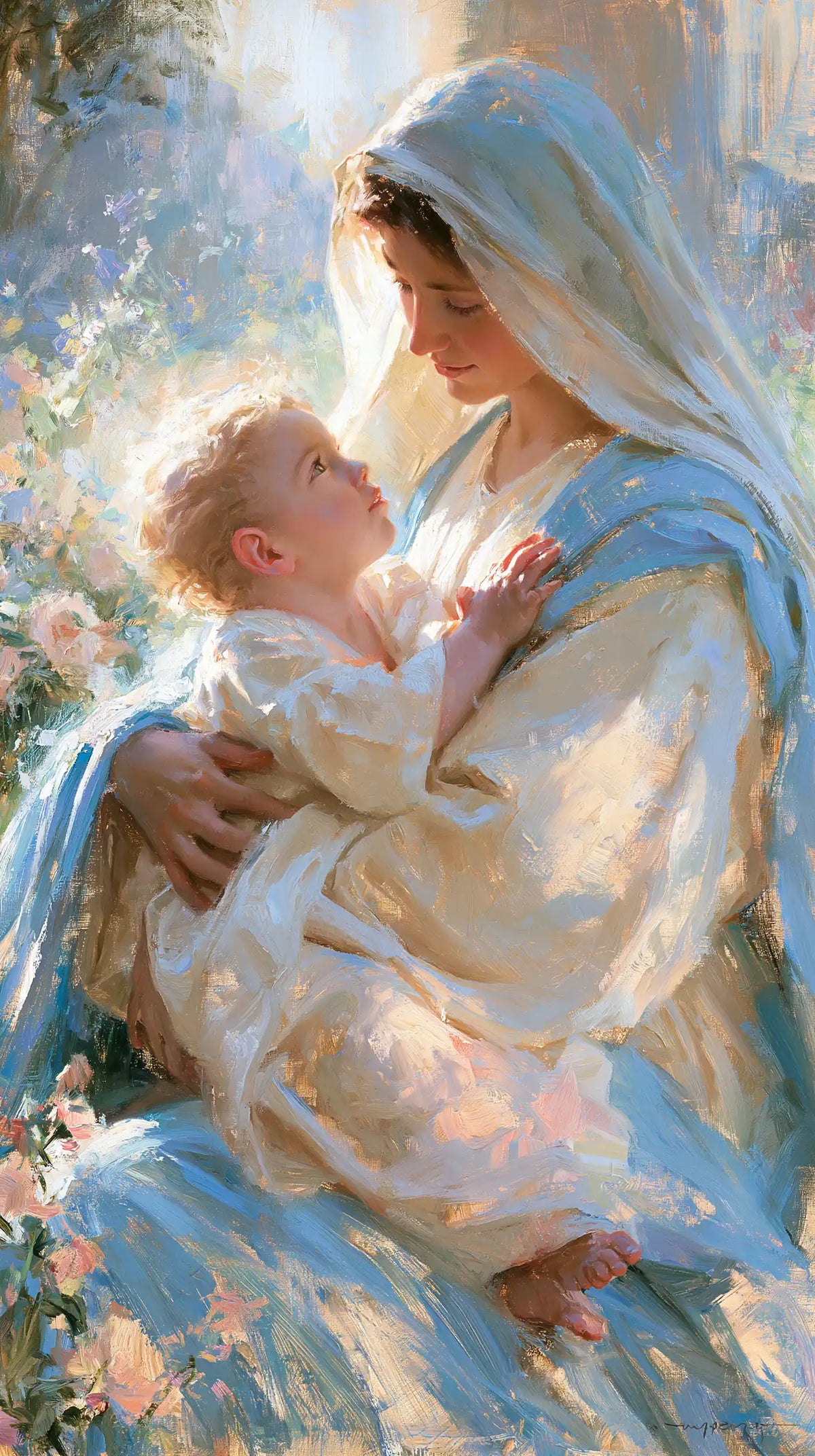 The Virgin and Child — The Little Hand in the Blue Morning